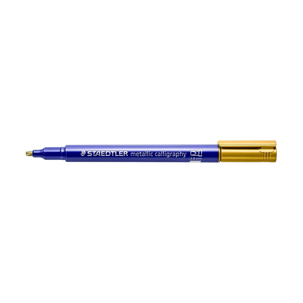 Staedtler Metallic Marker Pen with Calligraphy Tip - Gold - Loose Color